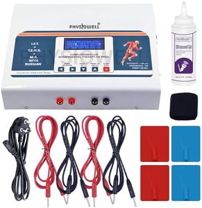 Physiowell IFT Machine 125 Program 3 in 1 IFT Tens MS with LCD Display 125 Program Physiotherapy Machine 4 Channel