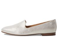 VIONIC Women's Willa Slip On Flat III in Silver Metallic, 9 US