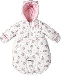 LONDON FOG Newborn Infant Baby Girl Boy Puffer Carbag Pram Bag Snowsuit Bunting - Pink (0/6 Months)