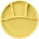 Signoraware Round Serving Thali Set, 900ml, Set of 3, Lemon Yellow (Plastic)