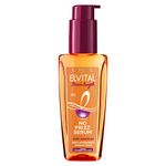 LOréal Paris Elvital - Silicone-free hair serum, heat protection for long and unruly hair, leave-in hair oil with vegetable proteins and cocoa butter, serum