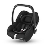Maxi-Cosi CabrioFix i-Size, Baby Car Seat, 0–12 Months, Max. 12kg, Lightweight Car Seat Newborn (3.2kg), Large Sun Canopy, Extra Padded Seat, Fits Most Maxi-Cosi Pushchairs, Essential Black