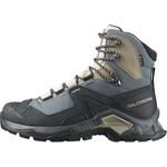 Salomon Quest Element Gore-Tex Waterproof Women's Outdoor Shoes, Athletic inspiration, All-terrain stability, and Outdoor essentials, Ebony, 7