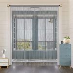 HSYLYM Door Curtain Window Curtains Door Decorations Room Dividers Decorations for Room,Doorways,Wall,Closet,Party and Furniture,One Piece Design,W79 xL79,Grey