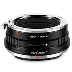 K&F Concept MAF to Nik Z Lens Adapter for Sony Minolta AF Mount Lens Compatible with Nikon Z Mount Z6 Z7 Mirrorless Cameras