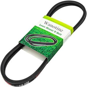 Wanotine 115-4669 V-Belt for Toro 22 inch Recycler Mower Drive Belt 20332, 20333, 20334, 20338, 20352, 20353, 20372, 20373, 20374 (3/8" x 33 1/4", 2-Packs)