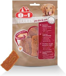 8in1 Fillet Pro Skin & Coat Friandises pour chiens adultes et seniors de grandes races – Pelage Sain et Brillant - Au poulet – 80g