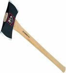 Truper 30524 3-1/2-Pound Double Bit Michigan Axe, Hickory Handle, 35-Inch