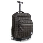 J World New York Sundance Rolling Backpack, Argyle Black, One Size