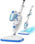 Steam Mop for Hardwood Floor Cleaning, Floor Steamer Cleaner Lightweight for Vinyl, Laminate, Carpet, Tile Hard Floors w/Adjustable Steam Modes & Height, 23ft Cord, 2 Washable Pad