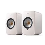 KEF LSX II - Wireless Bookshelf Speakers, White | Active Speakers | TV | PC | Gaming | HDMI