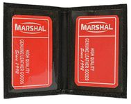 New Simple Leather Dual I.D. Holder Black 1515 by Marshal