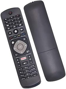 Riry Sostituire Telecomando Universale tv Philips Per Telecomando Philips Ambilight Smart TV con tasto Netflix