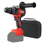 IRONFIST Cordless Drill for Milwaukee M18 Batteries, 1/2” Metal Self Lock Chuck, 150Nm MAX Torque, 2 Variable Speed 20+3 Position, Professional Drill/Driver (NO BATTERY)