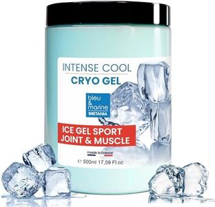 Bleu & Marine Bretania - Cryo Intense Cool Gel 500ml | Sport Gel | Cellulite Fighter | Post-Workout Massage | Blood Circulation | Draining Cream, 500 ml