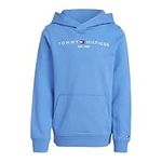 Tommy Hilfiger Unisex Kid's U Essential Hoodie KS0KS00205, Blue Spell, 14 Years