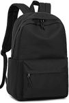 CAMTOP School Backpack for Girls Women Casual Daypack for Teens Girls Middle School Bookbag, Black, Daypack Backpacks