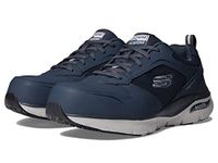 Skechers Men's Lace Up Safety Arch Fit Sr Comp Toe Construction Shoe, Navy/Gray, 11