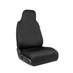 Caterpillar Waterproof Cover for Front Seats, 1 Piece with Black Trim – Durable Neoprene Seat Cover for Cars, Fits 95% of Cars Trucks SUV, Ideal Seat Protector for Leather Seats