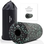 Everest Fitness Foam Roller - 30 cm and 60cm - Medium Hardness Massage Roller for Muscles - Yoga Pilates Back Muscle Rollers with Exercise Book and Carrying Bag