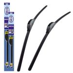 Fits Jeep Patriot Models 2008 To 2021 Alca Germany Super Flat Wiper Blades Front Replacement ASF2121H