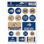 Wincraft NCAA Montana State Vinyl Sticker Sheet, 5-Inchx7-Inch