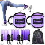 Ankle Resistance Bands with Cuffs, Glutes Workout Equipment for Women, Leg and Butt Exercise Bands for Effective Training and Toning, Home Gym Fitness Equipment