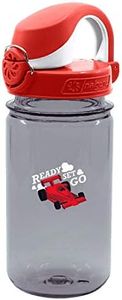 Nalgene Kids Race Car OTF Bottle, 12 oz, Gray/Red