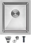 MESIDA 33 x 38 cm Single Bowl Kitchen Sink SUS304 Undermount Stainless Steel Kitchen Sink