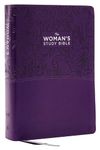 KJV, The Woman's Study Bible, Purple Leathersoft, Red Letter, Full-Color Edition, Comfort Print: Receiving God's Truth for Balance, Hope, and Transformation