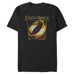 Warner Brothers Lord Fellowship Madeworn Ring Men's Tops Short Sleeve Tee Shirt, Black, 3X-Large Big