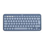 Logitech K380 Multi-Device Bluetooth Keyboard for Mac with Compact Slim Profile, Easy-Switch, 2 Year Battery, MacBook Pro,Macbook Air,iMac,iPad Compatible - Blueberry