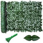 39" X 118" Artificial Ivy Privacy Fence Screen 100 * 300 Cm Faux Hedges Vine Leaf Decoration Panels for Outdoor Panel Decor Garden Indoor Patio Greenery Decorative Balcony Grass Wall