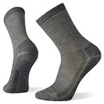 Smartwool Men's Hike Classic Edition Full Cushion Crew Hiking Socks, Medium Gray, L UK