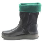 Fly London Women's RULA083FLY Mid Calf Boot, Black (Green), 7 UK