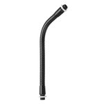 PATIKIL 8" Universal Gooseneck Hose, M10 Fine Thread Metal Bendable Hose Flexible Arm Gooseneck Tube Extension for Multifunction DIY, Black