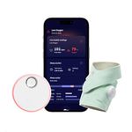 NEW Owlet Dream Sock® - Smart Baby Monitor - Track Live Pulse (Heart) Rate, Oxygen in Infants - Mint