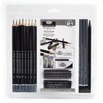 Royal Brush RART-200 and Langnickel Essentials Sketching Pencil Set, 21-Piece