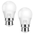 OUKAJO B22 LED Bayonet Light Bulb,5W,40W Equivalent,3000K Warm White,CRI>80,Non Flicker,Non Dimmable,2 Pack