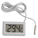 VBESTLIFE LCD Digital Thermometer, Mini Temperature Meter Probe Sensor Digital LCD Thermometer