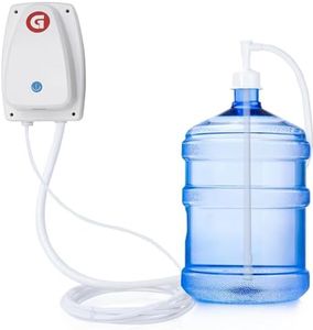 GarveeTech Bottled Water Dispenser Pump System, 110V Plug Water Dispensing Pump with Single Inlet, Compatible with Coffee/Tea Machines, Water Dispensers, Refrigerators, Ice Makers