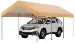 GarveeLife Heavy Duty Carport Car Canopy, Portable Garage, Easy to Assemble, Stable Carport for Car, Bike, Boat, Party