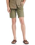 Amazon Brand - Symbol Men's Cotton Chino Shorts | Casual Half Pants | Bermuda (Lt Olive_32)