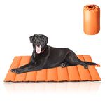 Cheerhunting Outdoor Dog Bed Portable Travel Dog Bed Extra Large Dog Mat Cat Mat Orange Oversize Waterproof Dog Mat Pet Mat