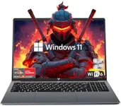 KAIGERR Gaming Laptop, 16.0inch Laptop Computer with AMD Ryzen 7 5825U(8C/16T, Up to 4.5GHz), 16GB RAM 512GB NVMe SSD Windows 11 Laptop, Radeon RX Vega 8 Graphics,WiFi 6, Backlit KB