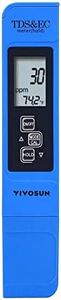 VIVOSUN TDS Tester 3-in-1 TDS EC & Temperature Meter Ultrahigh Accuracy Digital Water Quality TDS Tester (Blue)