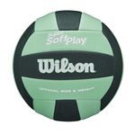 Wilson Volleyball Super Soft Play, Faux leather, Outdoor and indoor volleyball, beach volleyball, Green/Forrest Green