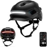 UNIT 1 Aura Hybrid Smart Bike Helmet | Urban & Road | MIPS | LED Front & Rear | Turn & Brake Light Compatible w/Remote | Crash Alert | E-Bike Fully Certified | Lightweight & Ventilated | App