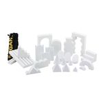 Kcgani Photography Background Props, White Geometric Cube Photo Props Set, Stereo Photo Decorative Backdrop, Posing Display Solution for Lipstick, Jewelry, Perfume, Makeup Tools, 24Pcs