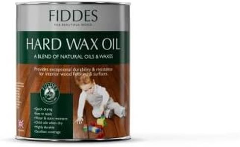 Fiddes Hard Wax Oil Internal Natural Wood Flooring Worktops - Light Oak - 1Litre